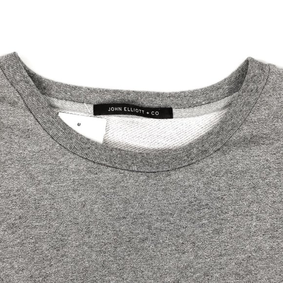 John Elliott Villain Crew Gray Sweatshirt - Picture 7 of 7
